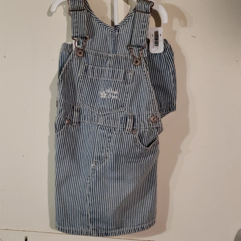 Jean dress & diaper cover set Oshkosh B'gosh